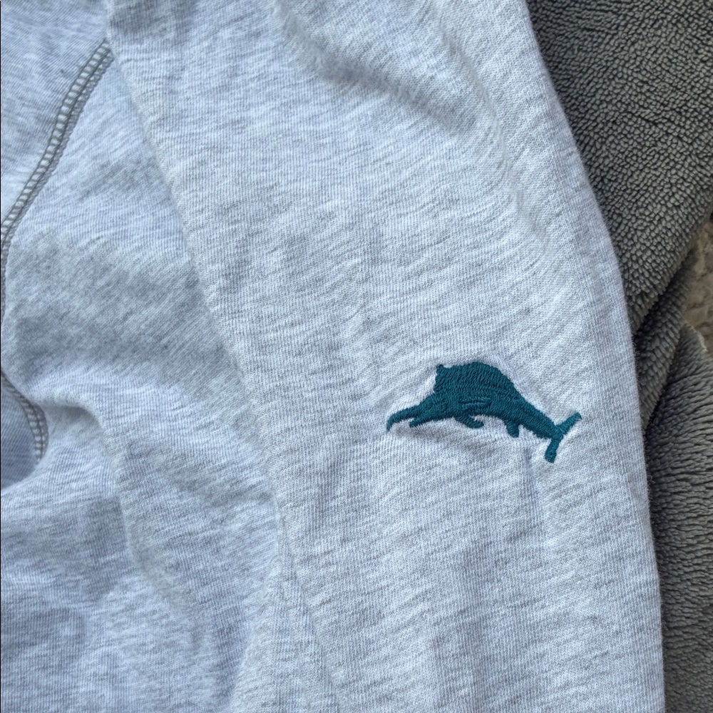 Tommy Bahama Light Gray Hoodie - Picture 3 of 6